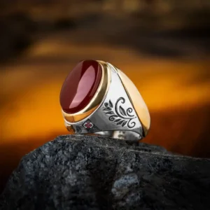 خاتم عقيق أحمر