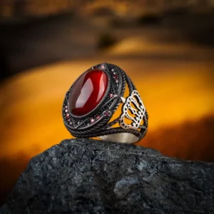 خاتم عقيق أحمر
