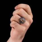 ⁦خاتم عقيق دراغون⁩ - الصورة ⁦3⁩